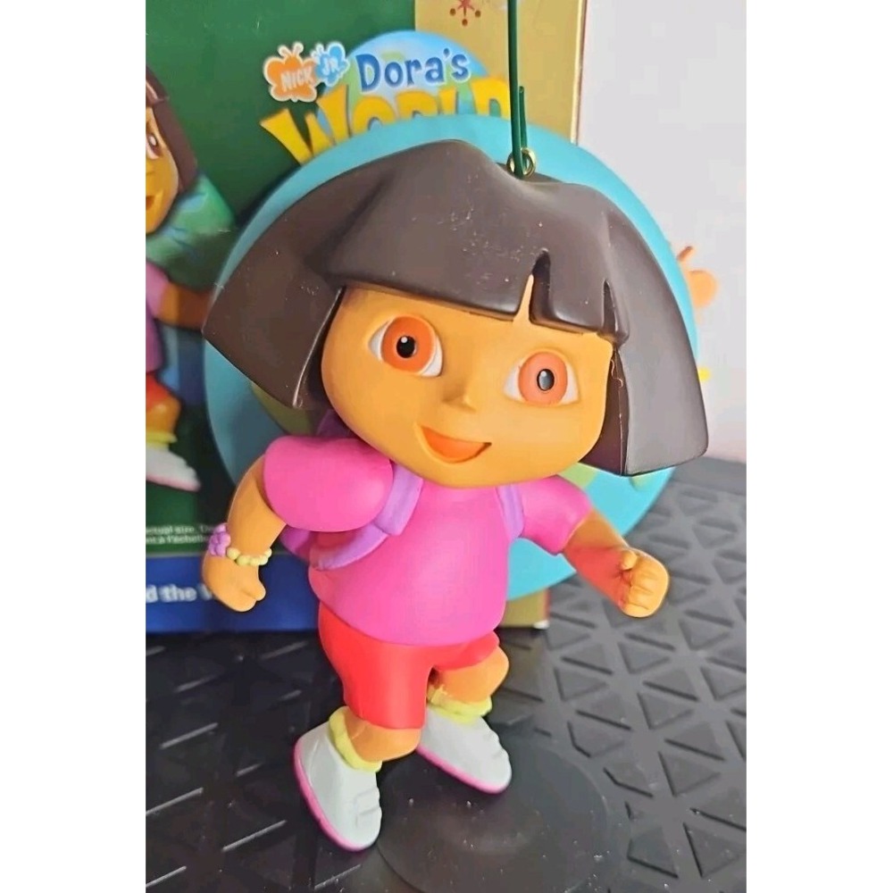 Carlton Cards Dora the Explorer Around The World Christmas‎ Ornament Nick Jr